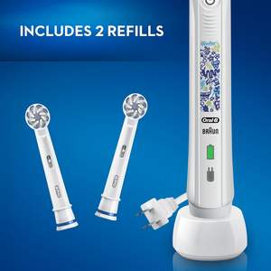 Cepillo de Dientes Eléctrico Oral-B para Adultos con Sensor de Presión, Temporizador, Cerdas de Silicona Suave, para Uso Doméstico y Hotelero, Cabezales de Cepillo Galaxy - Product Image 3