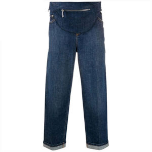 Wakin wakin กางเกงยีนส์สำหรับผู้ชาย, กางเกงยีนส์แนวสตรีทออกกำลังกายแนวสตรีทระบายอากาศได้ดี - Product Image 5