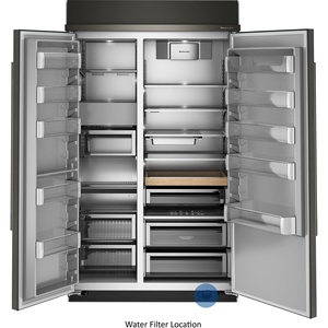 Réfrigérateur électrique encastrable côte à côte de 48 pouces, 30 pieds cubes Machine à glaçons automatique de grande capacité avec intérieur Signature Platinum - Product Image 5