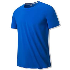 Camiseta deportiva de poliéster Spandex de alta calidad, Camisetas interiores transpirables de secado rápido, logotipo personalizado, camiseta de Fitness para gimnasio comprimido para hombres - Product Image 2