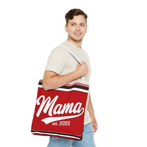 Elegante Borsa Tote Rossa per Mamme 2025 in Pelle PU con Chiusura a Cerniera, Perfetta per Estate, Autunno, Inverno, Primavera, Regalo Ideale per le Mamme - Product Image 6