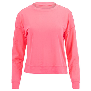 T-shirts à manches longues pour femmes, coton pur, bas prix, meilleure qualité, fabricant d'usine, t-shirts solides à manches longues pour femmes - Product Image 1