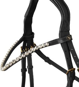 "Élégance équine: confort artisanal dans les moindres détails avec notre bride en cuir de cheval" - Product Image 5