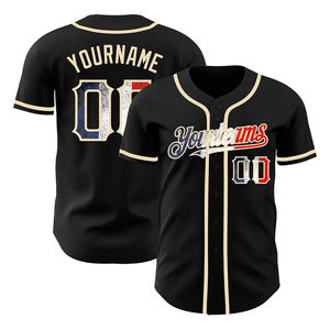 Camiseta de Softbol Personalizada con Nombre de Jugador para Hombre, Diseño de Sublimación Cómodo para Equipo Propio, Jersey de Béisbol con Botones - Product Image 4