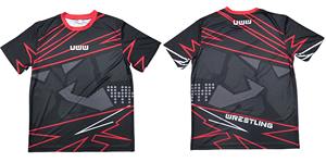 2026 Custom Men's <b>Knitted</b> Wrestling Set T-shirts and Shorts Full Sublimation 2-Piece Set International Edition - Product Image 6