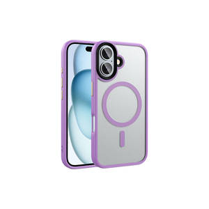 Coque de protection en silicone Netzy pour Apple iPhone 16 14 Plus 13 Pro Max - Finition mate rose pour étui Magsafe, charge sans fil - Product Image 1