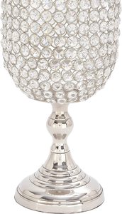 Bougie boule de cristal argentée étincelante support de bougie pièce maîtresse de table de noël décoration de fête de mariage/or événements à la maison cadeau élégant - Product Image 3