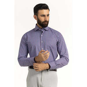 Camisas Casuales de Corte Moderno para Hombre FS-CHK25-255 100% Algodón Popelina Talla XL - Product Image 2