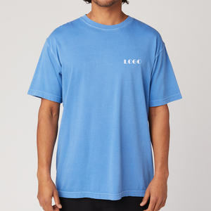 Camiseta gráfica de gran tamaño con logotipo personalizado Camisetas de marca de buena calidad para hombres Camisetas de manga corta de ajuste regular de Bangladesh - Product Image 1