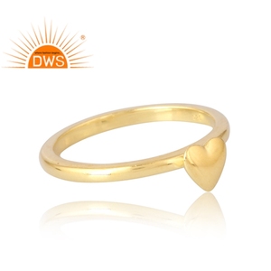 Anillo de Plata de Ley 925 chapado en oro de 18 quilates, joyería fina Demi para mujer, regalo para ella - Product Image 4