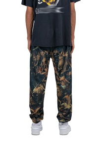 ผู้ผลิต OEM กางเกงวอร์มพาราชูทผู้ชาย กางเกงขายาว สกรีนโลโก้ได้ มีกระเป๋า เอวกลาง ทรงตรง หลวม ระบายอากาศดี สวมใส่สบาย ผ้าฝ้าย 100% - Product Image 3