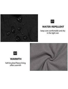 Breathable Waterproof Rain Jacket For Men Lightweight Windbreaker Travel Raincoat with Hood Outdoor Sports Running and Camping - Product Image 5