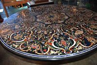 Table basse rectangulaire en pierres précieuses de luxe faite à la main pour la maison et l'hôtel, pour la décoration intérieure et la décoration murale dans le salon et le bureau
