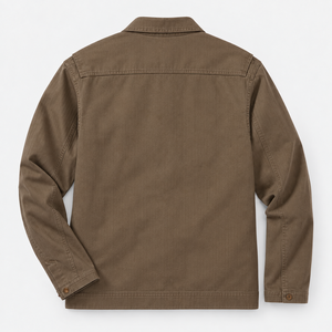Tela de lona duradera, ajuste cómodo y diseño moderno y funcional, perfecto para uso diario informal. Chaqueta de lona versátil que combina estilo. - Product Image 2
