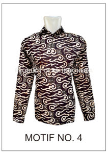 เสื้อเชิ้ตบาติกผู้ชาย ROMER คุณภาพดีที่สุด สำหรับใส่ทำงานและลำลอง ผ้ากันยับ เป็นมิตรกับสิ่งแวดล้อม แขนยาว ผ้าฝ้าย 100% จากอินโดนีเซีย มีสินค้าพร้อมส่ง - Product Image 2