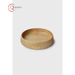 Marmite en bois avec couvercle nouveauté boîte à Chapatti en bois massif forme ronde décorative à la main casserole sans danger pour les aliments pour la maison d'hôtel - Product Image 5