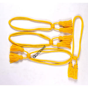 Cérémonial couleur jaune solide chapeau rond cordon jaune/chapeau cordon chapeau vêtements accessoires 2025 - Product Image 1