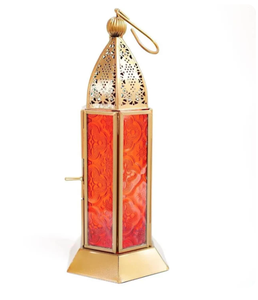 Bougeoir élégant de style marocain en métal, lumière décorative suspendue pour jardin extérieur, fête de mariage, décoration intérieure - Product Image 1