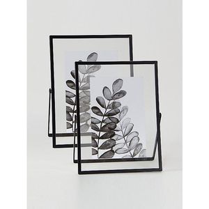 2024 marco de fotos de decoración del hogar más vendido con cubierta de vidrio marco de fotos de lujo de Metal para exhibición de mesa de escritorio - Product Image 1