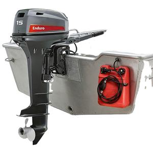 เครื่องยนต์ติดท้ายเรือ 15 แรงม้า 2 จังหวะ เบนซิน สตาร์ทมือ แบบเพลาสั้นและเพลายาว - Product Image 1