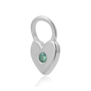 เครื่องประดับนำโชครูปหัวใจ CZ สีเงิน925มีเสน่ห์สำหรับผู้หญิงเครื่องประดับแฟชั่นขายส่ง - Product Image 2