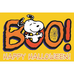 Carte postale A5 pliée « For Peanuts » – Carte de vœux Joyeux Halloween pour les invitations de fêtes, la Saint-Valentin, la fête des Mères et les notes de remerciement - Product Image 1