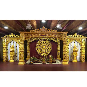 Floreciente Bollywood Wedding Mandap Set Bollywood Style Wedding Mandap Fabricante Última hindú Matrimonio Mandap Decoración - Product Image 1
