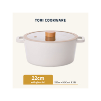 Mewah buatan Korea TORI Pot anti-lengket lapisan keramik Minimal desain Eropa untuk peralatan dapur rumah belanja saya