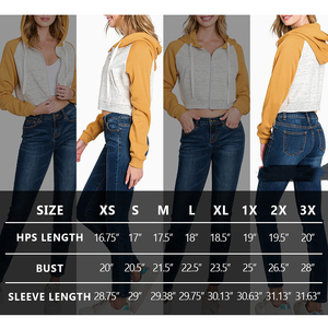 Fermeture éclair, court, sweats à capuche pour femme broderie personnalisée femmes recadrée nouveau Design pull à capuche écologique - Product Image 6