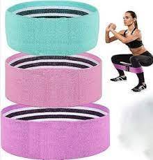 Conjunto de bandas de resistencia de cadera con etiqueta privada personalizada, banda circular de cadera con lazo de tela de poliéster de Pakistán, bandas de ejercicio - Product Image 5