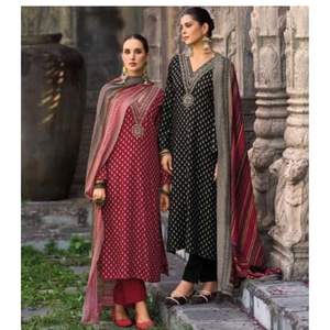 Neeta Creation Elegant Pashmina Salwar Kameez Digital Foil Print Designer <b>Detailing</b> for Festive Wear Graceful Ethnic Party Style - Product Image 1