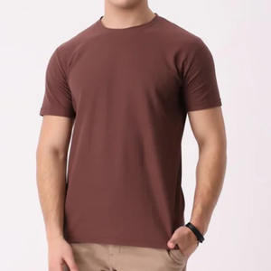 Camiseta de verano para hombre de alta calidad Premium Casual cuello redondo manga corta poliéster 100% Formal de punto de alta calidad cómodo - Product Image 5