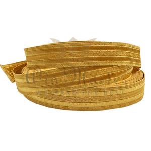 Cordón de uniforme de canoa, 13mm, oro, lingote - Product Image 6