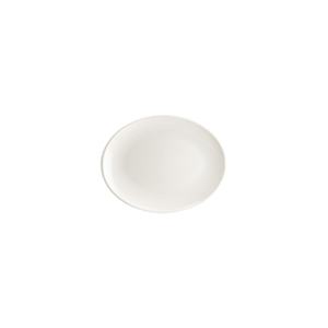Bonna Moove <b>Set</b> of 6 White Porcelain 31 cm Oval <b>Serving</b> Plates Minimalist Boat-shaped Design - Product Image 1