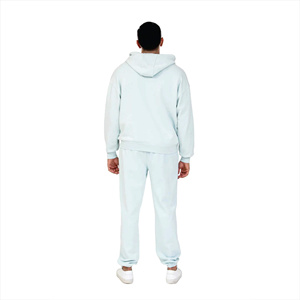 Casual Sublimation <b>Polyester</b> <b>Hoody</b> Blank Track Suit Plain Set Unisex Sweatsuits <b>Hoodies</b> Custom Logo Men's Tracksuit - Product Image 4