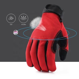 Top Quality Goat Skin Premium Quality Genuine Leather Mechanics Assembly Gloves, Leather Assembly - Product Image 6