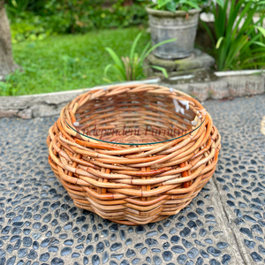 Wholesale Natural Rattan Wicker <b>Round</b> Side <b>Table</b> Coffee End <b>Table</b> Versatile Living Room Furniture Home <b>Patio</b> Resort Hotel Villa - Product Image 1