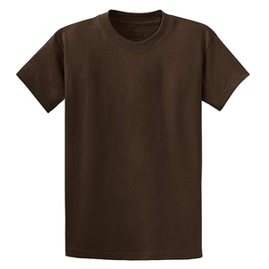 Camiseta de Hombre 100% Algodón Diseño Sólido con Logotipo Personalizado y Tejido de Punto de Color Sólido - Product Image 4