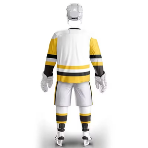 Uniforme de hockey sur glace personnalisé, maillot d'équipe réversible sublimé professionnel, hommes, jeunes, polyester de haute qualité, ensemble en gros - Product Image 6