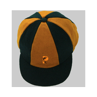 Gorra de Béisbol Azul Personalizada de Diseño Profesional, Estilo Cricket, 5 Paneles, Deportiva, con Patrón de Puntos Bordados, Logotipo, 100% Algodón