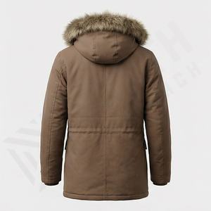 <b>Men's</b> Winter Parka Thick Warm Windproof Casual Outerwear <b>Fur</b> Decoration Waterproof Medium Long <b>Coat</b> Thermal Insulated Jackets - Product Image 2