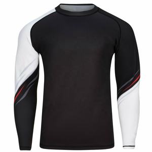 OEM 2025 Personnalisé Imprimé Compression MMA Rash Guard pour Hommes Sublimation BJJ Rash Guard - Product Image 5