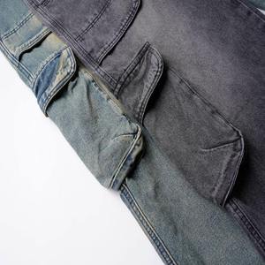 <b>Baggy</b> <b>Jeans</b> Hombre High Street American Washed Distressed Multi Pocket Denim Work Pants <b>for</b> Both Men and <b>Women</b> Boyfriend <b>Jeans</b> - Product Image 3