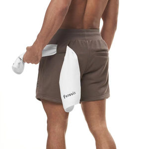 Men's Summer Cotton <b>Sweat</b> Shorts Trendy Casual Eco-Friendly Jogger Shorts with Elastic Waist <b>Band</b> and Drawstring - Product Image 4