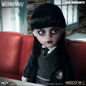 Muñecas Living Dead, Wednesday, Nevermore Academy, 30 cm, Vinilo Suave, Mini Figura de Dibujos Animados, Juguete para Niñas, Accesorio BJD - Product Image 3