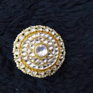 แหวนสแตนเลสสตีล 24K ทำมือ ประดับเพชรซิร์คอนทรงคลาสสิก คุณภาพสูง สำหรับผู้หญิง แฟชั่นงานแต่งงาน สัญลักษณ์ทางศาสนาอิสลาม - Product Image 3