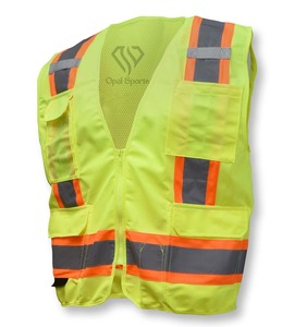 Gilet de sécurité réfléchissant respirant haute visibilité avec poches Vêtements de travail confortables - Product Image 1