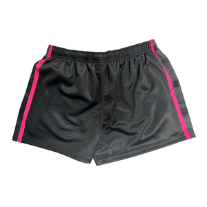 Shorts de rugby respirants, design personnalisé, unisexe, sublimation, shorts de football australien, poches, taille élastique, polyester/nylon, haute qualité - Product Image 3