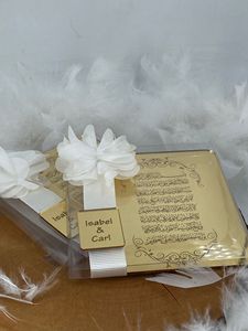 Recuerdos Personalizados Ameen de Espejo Acrílico para Bienvenida de Recién Nacido, Fiesta Musulmana de Cumpleaños, Boda, Regalos y Souvenirs para Invitados - Product Image 2