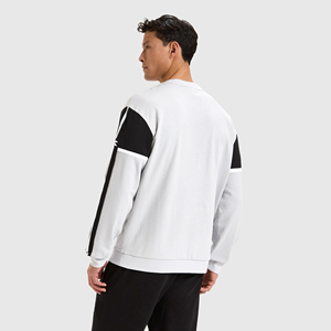 Sudadera con capucha de cuello redondo sólido grueso de otoño e invierno para hombre, sudadera de tela bordada de talla XS con patrón estampado, sudadera de lana - Product Image 3